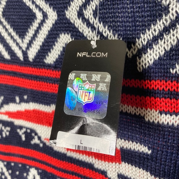 *Brand New* NFL New England Patriots Ugly Christmas Sweater. NFL Team Apparel - Picture 3 of 8